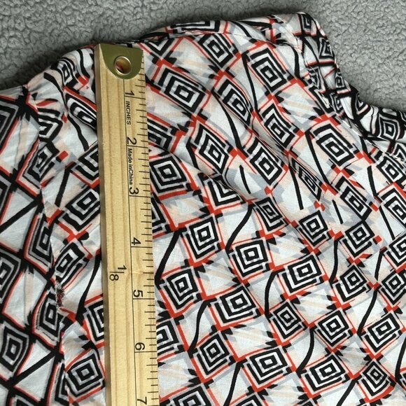 Natori Josie Kimono Robe Coverup Topper Womens Medium Wrap Geometric Rayon M - Picture 11 of 12